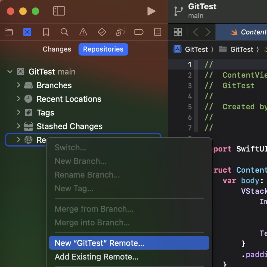 Xcodeを使用したGitバージョン管理の操作方法｜海洋のBLOG